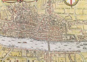 Karte von London, aus 