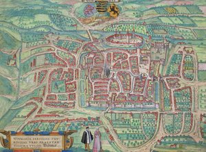 Karte von Weimar, aus 