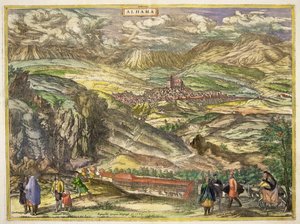 Ansicht von Alhama von Joris Hoefnagel