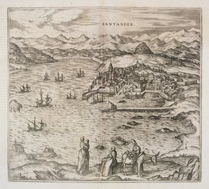 Ansicht von Santander