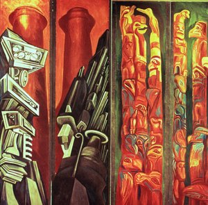 Dekoratives Panel III, aus 