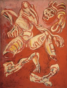 Der zerstückelte Mann, aus der Serie Los teules von José Clemente Orozco