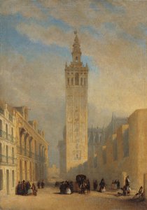 Die Giralda von der Calle Placentines aus gesehen