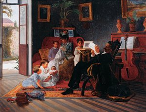 Szene der Familie von Adolfo Pinto von José Ferraz de Almeida Júnior