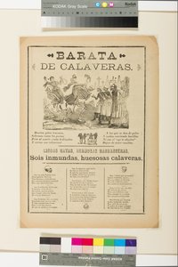 Plakat: Schädelverkauf, ca. 1890 von José Guadalupe Posada