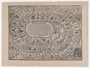 Gänsespiel von José Guadalupe Posada