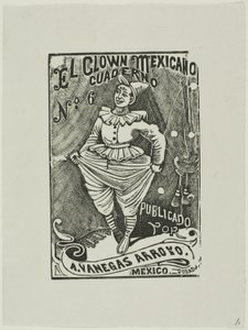 Mexikanischer Clown, Nr. 6 von José Guadalupe Posada