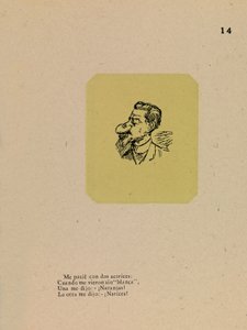 Der Mann mit der knolligen Nase von José Guadalupe Posada