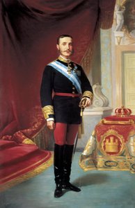 Porträt von Alfonso XII (1857-1885) von José María Galván y Candela