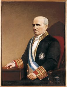 Porträt des Politikers Francisco Santa Cruz von José María Galván y Candela