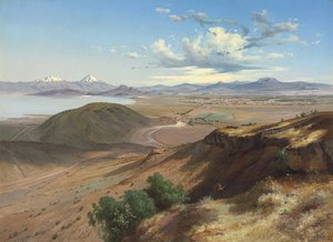 Tal von Mexiko vom Hügel der Heiligen Isabel, 1892 von José María Velasco