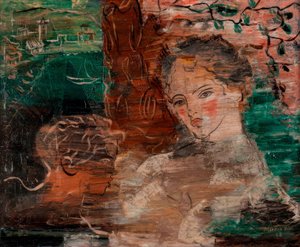 Zwei Figuren. Mutter und Kind