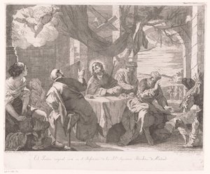 Mahlzeit in Emmaus von José del Castillo