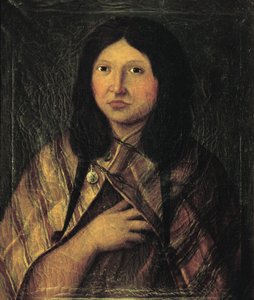 Porträt einer indischen Frau aus Patagonien, Zeichnung während der Expedition von Alessandro Malaspina nach Südamerika von José del Pozo