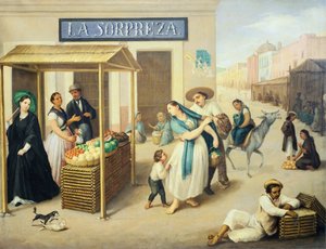 Ein Markt in Mexiko-Stadt von Jose A Arrieta von Jose Agustin Arrieta