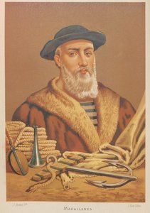 Porträt von Ferdinand Magellan 1470-1521, 1879