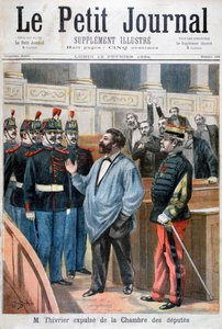 Christophe Thivrier aus der Abgeordnetenkammer ausgeschlossen, Paris, 1894