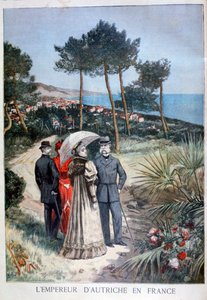 Franz Joseph I., Kaiser von Österreich, bei einem Besuch in Frankreich, 1894
