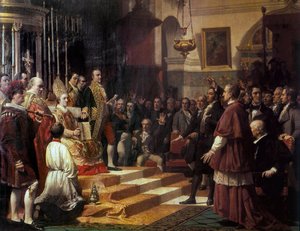 Der Eid der Cortes von Cádiz im Jahr 1810 von Jose Casado del Alisal