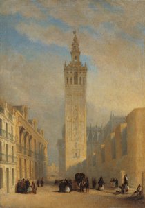 Die Giralda von der Calle Placentines aus gesehen