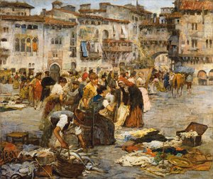 Ein Markt in Granada von Jose Fernandez Alvarado