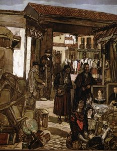 El Rastro, Madrid von Jose Gutierrez Solana