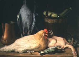 Stillleben mit Huhn