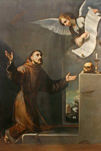 Der heilige Franziskus empfängt die Stigmata, erstes Drittel des 17. Jahrhunderts von Jose de Ribera