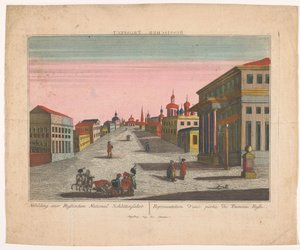 Ansicht einer Straße in Russland