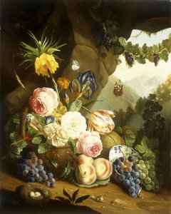 Stillleben mit verschiedenen Blumen