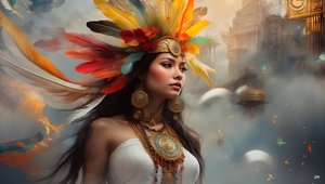 Dreamcore-atemlos zeitlos_native american-02 von Josef Johann Michel