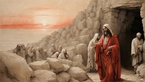Jesus erweckt Lazarus vom Tode