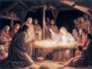 Jesus in der Krippe