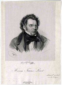Franz Schubert Lithografie