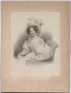 Gabrielle Auersperg, geborene Lobkowitz von Josef Kriehuber