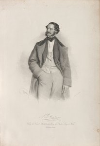 Porträt des Tänzers, Choreografen und Ballettmeisters Paul Taglioni 1808-1884