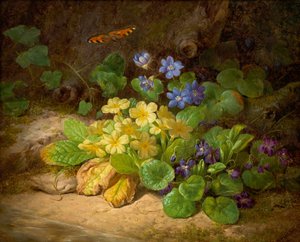 Kleines Blumenstück (Alpenblumen)