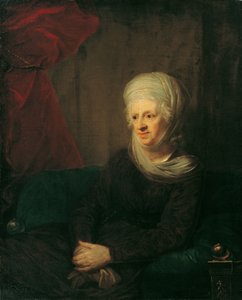 Eine alte Dame (Frau von Weinbrenner) von Josef Mathias Grassi