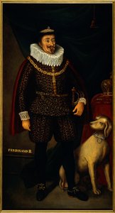 Porträt von Ferdinand II. von Österreich von Josef and Mayrhofer Friedrich Kiss