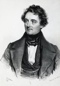 Porträt von Johann Nepomuk Eduard Ambrosius Nestroy (Wien)