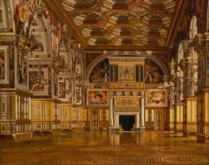 Der Ballsaal von Fontainebleau von Josef Theodor Hansen