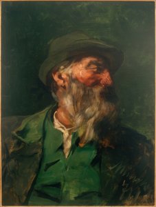 Bildnis eines Jägers im Halbprofil von Josef Wenglein