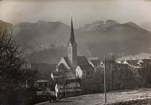 Album "Meine Weltkriegs-Erinnerungen Südwestfront (Kärnten, Italien, Südtirol) 31/03/1915-12/11/1918 - Josef Zohles Wien": Blick auf Hermagor-Pressegger von Josef Zohles