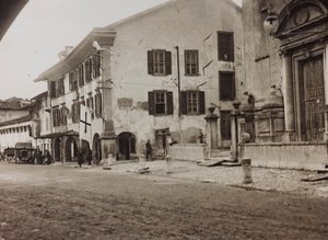 Album "Meine Weltkriegs-Erinnerungen Südwestfront (Kärnten, Italien, Südtirol) 31/03/1915-12/11/1918 - Josef Zohles Wien": Soldaten Tolmezzo