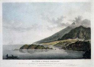 Ansicht von Morne Soufrière auf der Insel St. Vincent, graviert und veröffentlicht von Francis Jukes (1747-1812) von Joseph (after) Billinghurst
