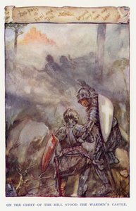 Illustration für Sir Knight of the Splendid Way von Joseph (after) Finnemore