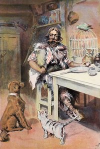 Robinson Crusoe: Ich bin wie ein König von Joseph (after) Finnemore