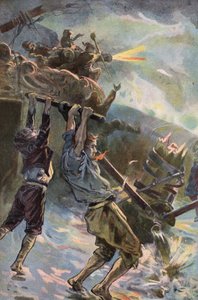 Robinson Crusoe: Ich arbeite an der Pumpe von Joseph (after) Finnemore