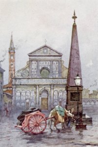 Die Kirche S. Maria Novella, Florenz von Joseph (after) Finnemore