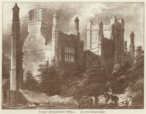 East Barsham Hall, Norfolk von Joseph (after) Nash
